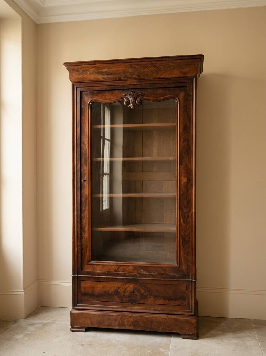 Petite Armoire acajou Louis-Philippe, Napoléon III