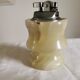 Onyx ashtray and table lighter set