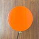 Lampe de table orange minimaliste du milieu du siècle, Italie, années 1960