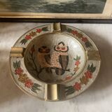 Empty brass pocket partitioned owls