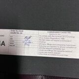 Brown tufted English Chesterfield leather sofa