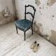 Chaise Napoléon 3 velours bleu