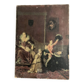 Small painting on wood, Henri IV - Saint Germain en Laye