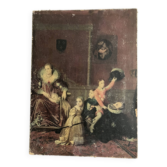 Small painting on wood, Henri IV - Saint Germain en Laye