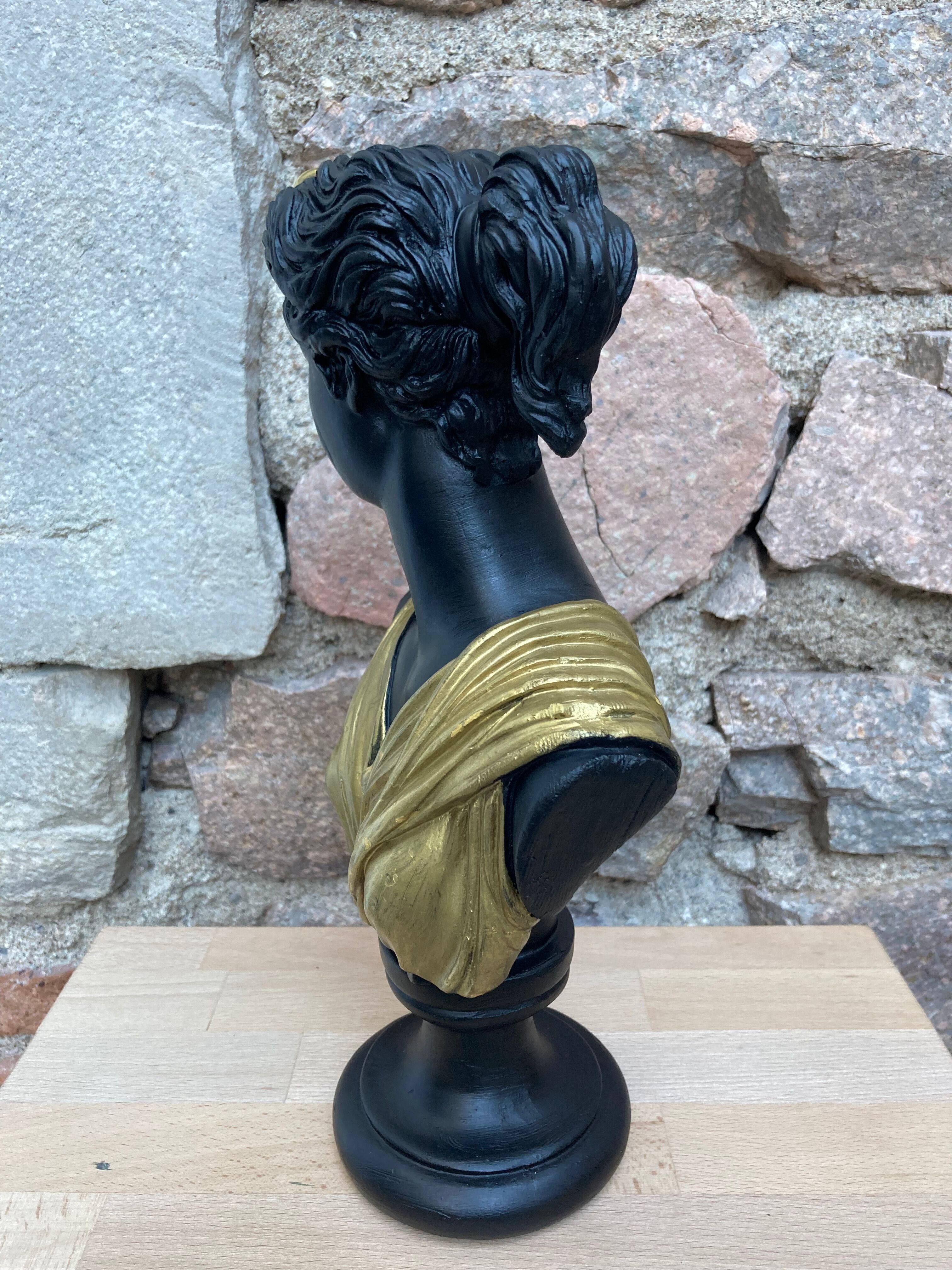 Black and gold Artemis bust