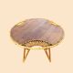Janine Abraham Rattan Tripod Coffee Table