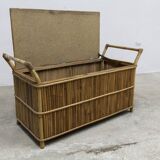 Bamboo bench chest 1960