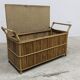 Coffre banc bambou 1960