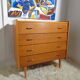 Vintage dresser 1960s light oak