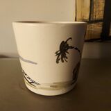 Pot, vintage ceramic pot cover from the 60's