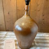 Large vintage 1970s stoneware lamp base