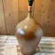 Large vintage 1970s stoneware lamp base
