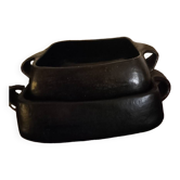 Chamba square black earth dishes