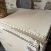Petite armoire une porte art déco patinée