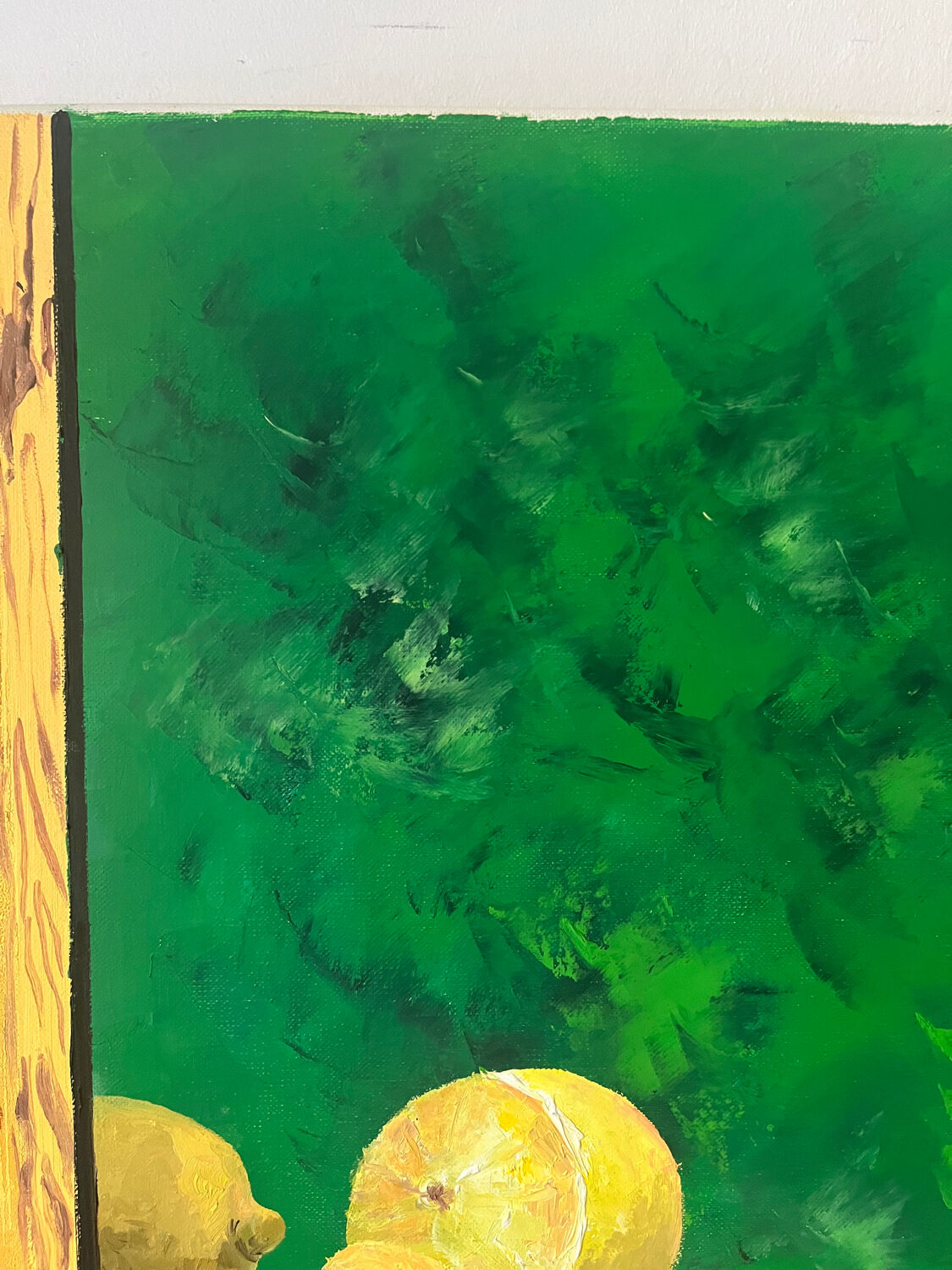 Modern still life with lemons, signed William Joël 95