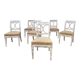 6 chaises Empire