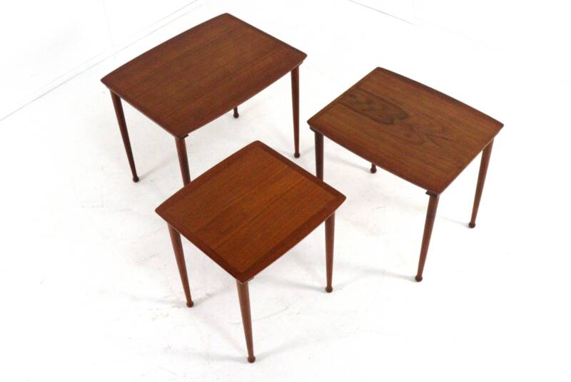 Jørgen Aakjær Jørgensen for Møbelintarsia nesting tables - danish design