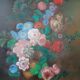 Oil painting on canvas vase with flowers 1970 signed Armandoi of flowers