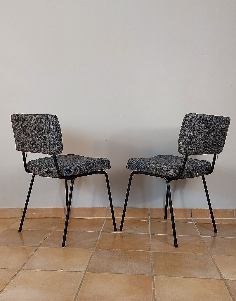 Set de 4 chaises design André Simard, édition Airborne, 1960