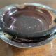 Cendrier rond violet foncé, Murano