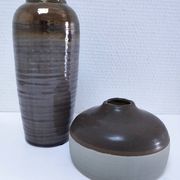 Two Broste Copenhagen designer ceramic vases