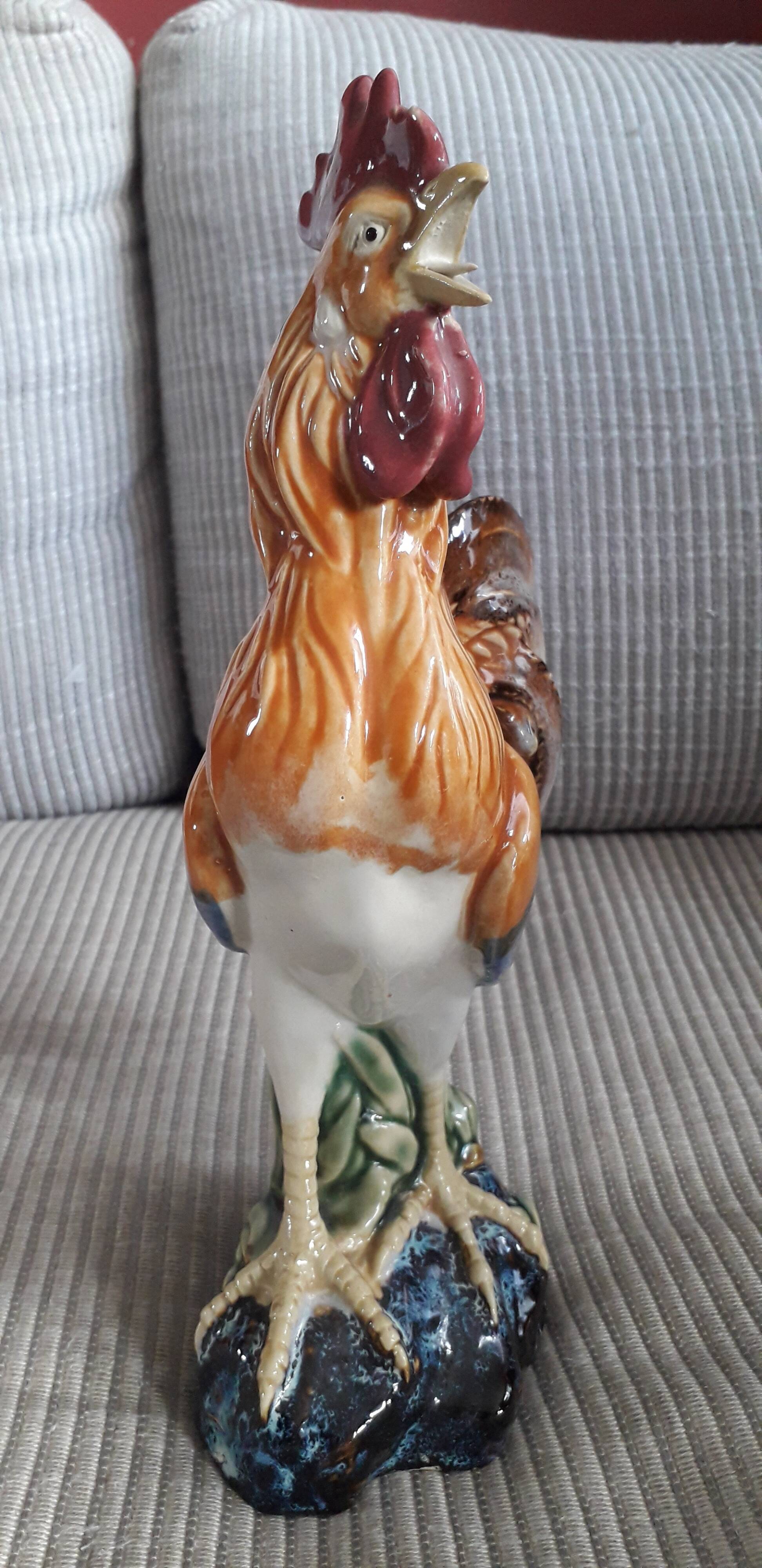 Very original vintage ceramic rooster