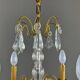 Lustre en cristal et bronze doré, début XXe siècle