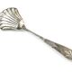 Art Deco sugar spoon, silver-plated brass, Poland, 1930s