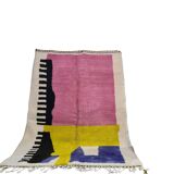 Handmade wool berber rug 250 x 150 cm