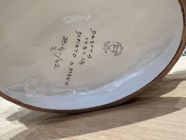 Soupière en faïence de Deruta peinte à la main – Italie