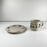 Set of 6 Christmas coffee/tea cups, 1980