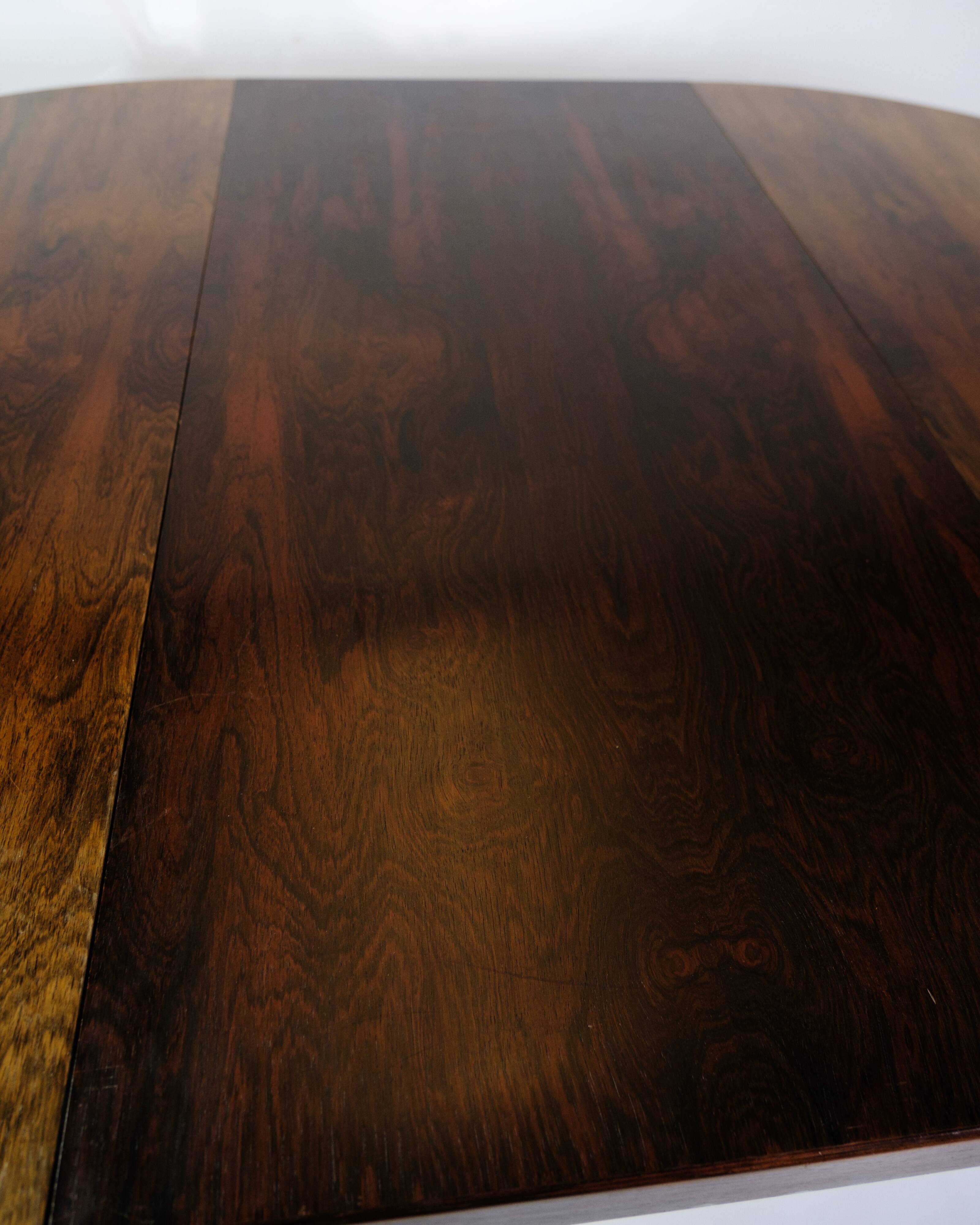 Round Dining Table Made In Rosewood By Skovby Møbelfabrik From 1960s
