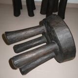 Set of 4 Lobi (Senoufo) stools