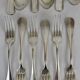 13 Ercuis silver-plated cutlery
