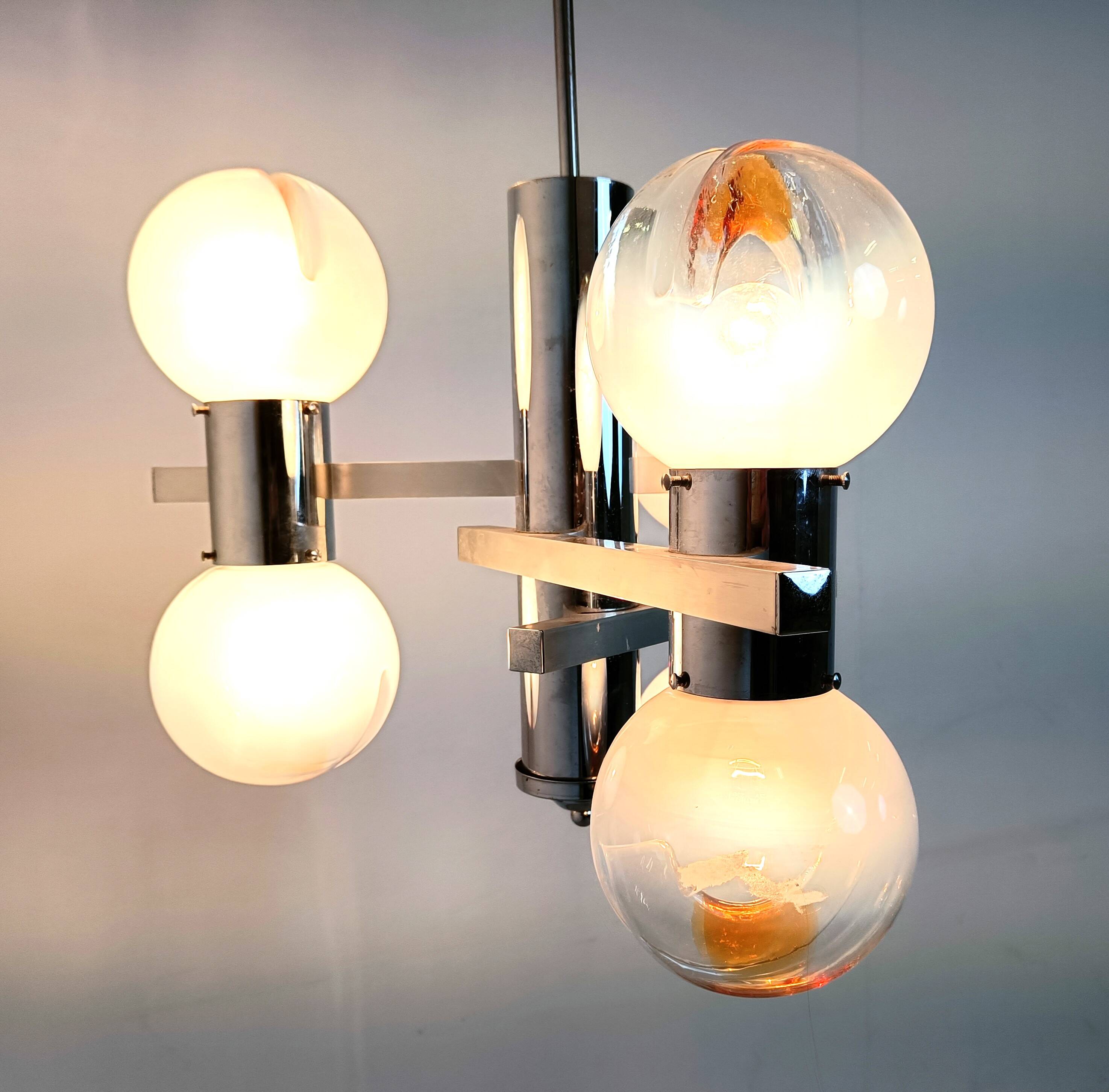 Vintage Mazzega chandelier, 1960s