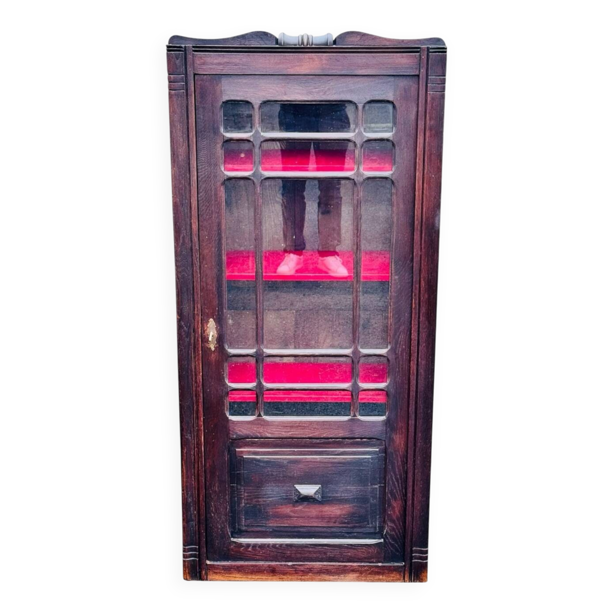 Parisian wardrobe, glass door