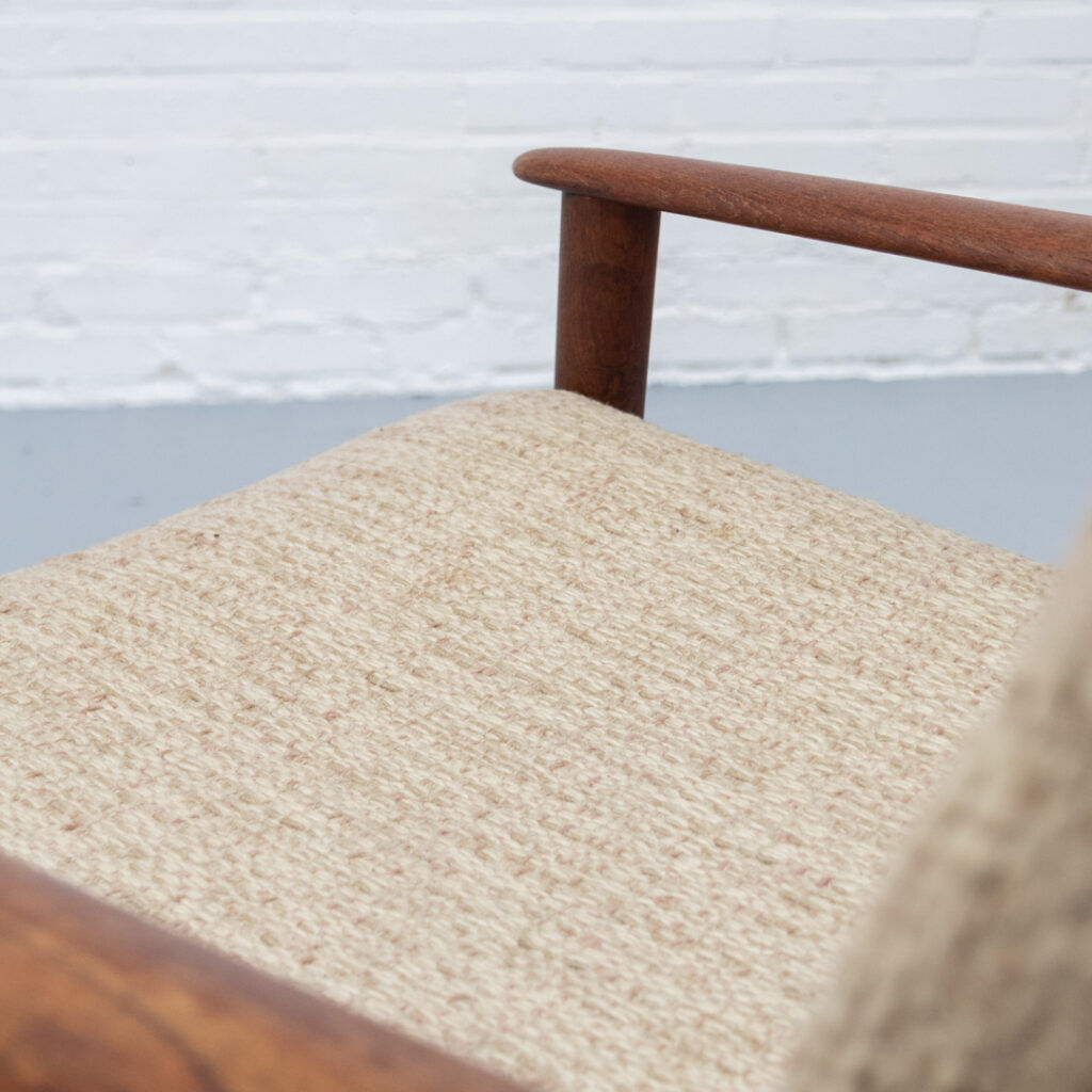 Danish Model PJ56 armchair by Grete Jalk for Poul Jeppesen 1960s