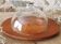 Cloche à Fromage Vintage, plateau en bois 1960