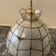 Suspension mother-of-pearl and brass diam 25 cm