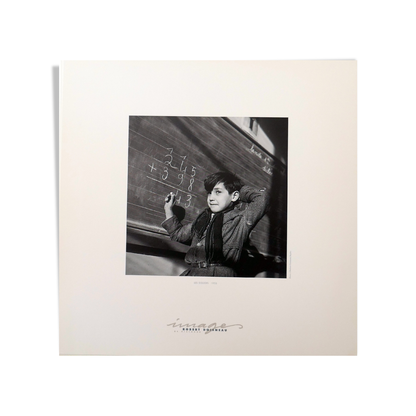 Photo reproduction of Robert Doisneau "Les écoliers 1956"