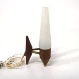 Scandinavian teak wall lamp, Sweden, 1950