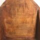 Wall shelf wooden seaside scene engraved