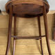 Oval Art Deco pedestal table in oak early twentieth century