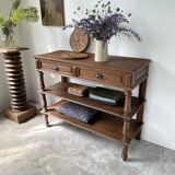 Oak console drapery 1950