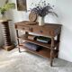 Oak console drapery 1950