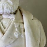 Buste en marbre de Carrare signé et daté Argenti Giosue 1886