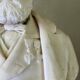 Marble bust from Carrara signed and dated Argenti Giosue 1886.