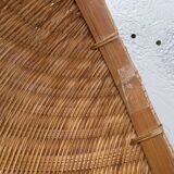 Round Basket made of Asian bamboo