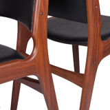 6 chaises du milieu du siècle par Erik Buch, modèle 89, années 1960, ensemble de 6