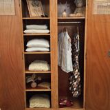 Rattan wardrobe